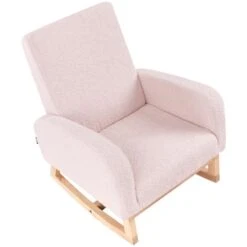 NORBY - Schommelstoel Voor Kinderen - Pastelroze - Bouclé 19 NORBY - Schommelstoel Voor Kinderen - Pastelroze - Bouclé -Meubelpromotie b662687f62fc4d56b1fc1188b0e0c832