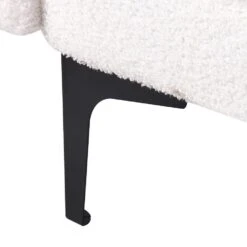 ALNES - Fauteuil - Wit - Polyester -Meubelpromotie b6da5b56a15c49c8b6ce65bd21b09504