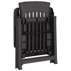 VidaXL - Verstelbare Tuinstoelen - Antraciet - Polypropyleen - 2 Stuks -Meubelpromotie b7562bf013f84fcd8d0fa3d3b554c97e