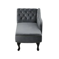 NIMES - Chaise Longue - Grijs - Linkerzijde - Fluweel 19 NIMES - Chaise Longue - Grijs - Linkerzijde - Fluweel -Meubelpromotie b8b7c86e0f5e44e981604e9f9707a0ae