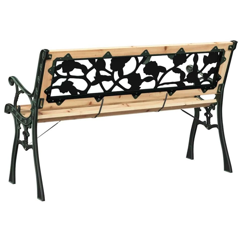 VidaXL - Tuin Zitplaatsen - Bruin - Hout - 116 X 54 X 73cm 8 VidaXL - Tuin Zitplaatsen - Bruin - Hout - 116 X 54 X 73cm - Afbeelding 6