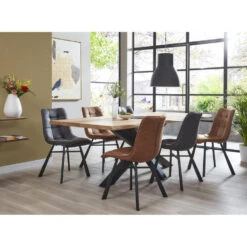 Furnihaus Eetkamerstoel Dexx - Antraciet - Set Van 2 17 Furnihaus Eetkamerstoel Dexx - Antraciet - Set Van 2 -Meubelpromotie b9a83bc430d24e29a81a0164db726dbf