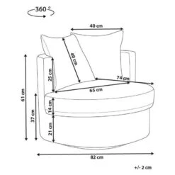 DALBY - Fauteuil - Lichtbeige - Stof 15 DALBY - Fauteuil - Lichtbeige - Stof -Meubelpromotie bbecdbacc4df4cf58a8d1301d9d51dce 1