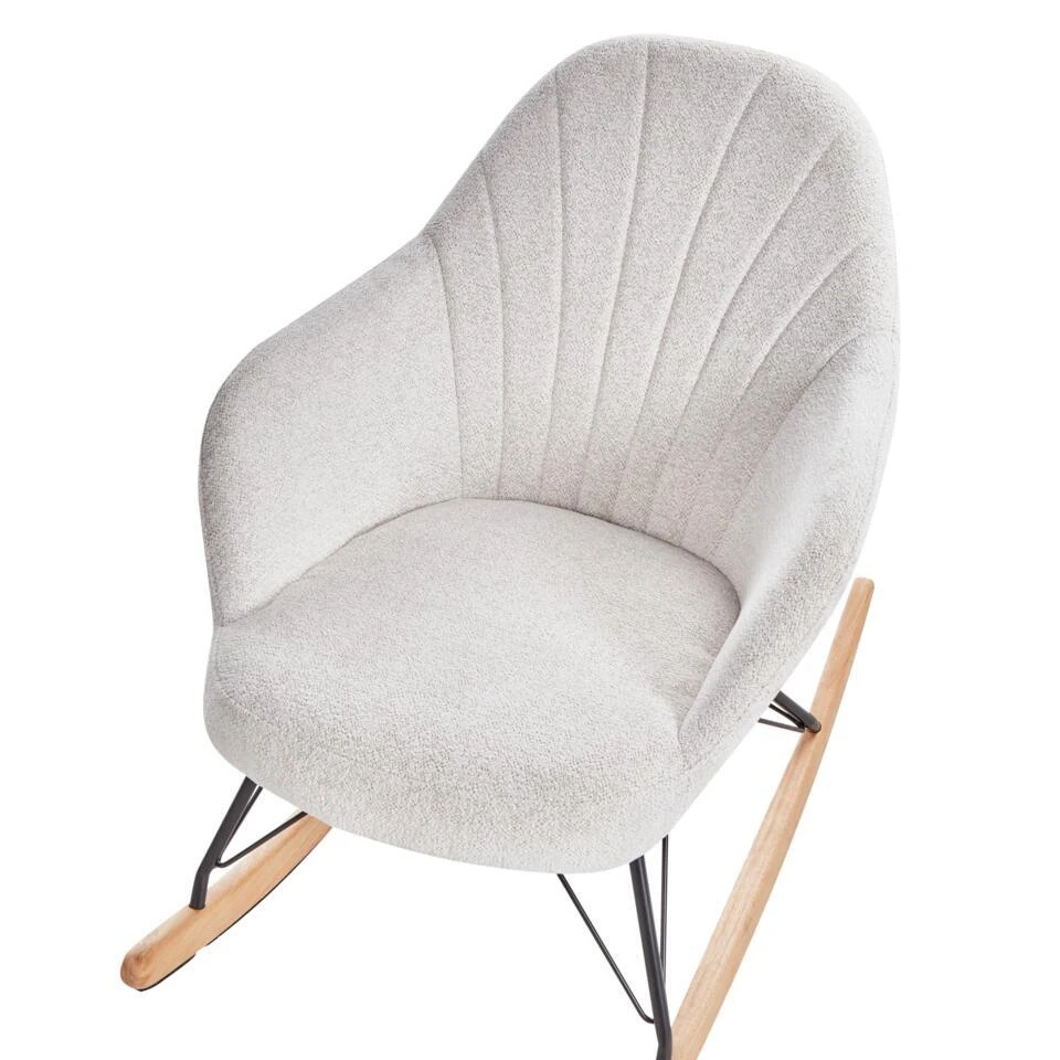 SKALE - Schommelstoel - Wit - Polyester 9 SKALE - Schommelstoel - Wit - Polyester - Afbeelding 7