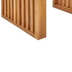 BELLANO - Tuinkrukjes Set Van 2 - Lichthout - Acaciahout -Meubelpromotie bd60d9220f1c4bfcb5815f8f7857ec69