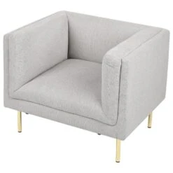 MOEN - Fauteuil - Grijs - Stof -Meubelpromotie be9676fcc77d417caff4ab2452e1c032