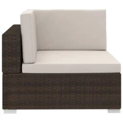 VidaXL 3-delige Loungeset Met Kussens Poly Rattan Bruin 9 VidaXL 3-delige Loungeset Met Kussens Poly Rattan Bruin -Meubelpromotie be9daee43aaf45d6b0d61e8d8db2a2d5