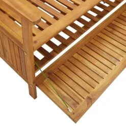 VidaXL - Tuinopbergbank - Bruin - Acaciahout- 120 Cm 16 VidaXL - Tuinopbergbank - Bruin - Acaciahout- 120 Cm -Meubelpromotie bee42d15bb0349c19e68761dd1a77bb7