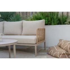 Hoek Loungeset 5 Personen Wicker Taupe Coco Ibiza -Meubelpromotie bf10b15e49eb4fd4a46241584134f17d