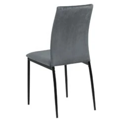 Sohome Eetkamerstoel - Set Van 4 - Sabreen - Velvet - Grijs 8 Sohome Eetkamerstoel - Set Van 4 - Sabreen - Velvet - Grijs -Meubelpromotie c04eb8e738c0421b8714a08dcb9fb2e8