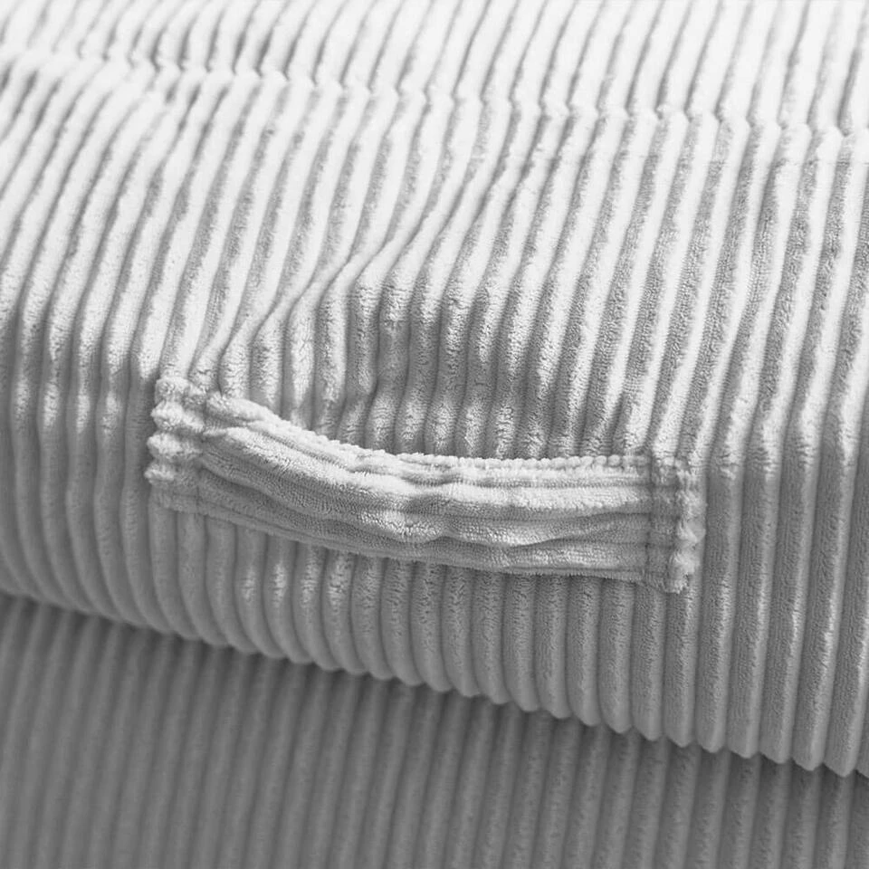 Merkloos HOME DELUXE Zitzak COSY Lichtgrijs 6 Merkloos HOME DELUXE Zitzak COSY Lichtgrijs - Afbeelding 4