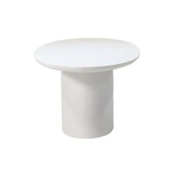 Tuintafel Ovaal - Wit Betonlook - 200x110x74cm - Myrna -Meubelpromotie c18ef2d1d9c7439c8b73546d48c539a7