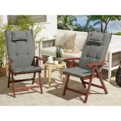 Beliani Inklapbare Tuinmeubels TOSCANA - Donkere Houtkleur Acaciahout 8 Beliani Inklapbare Tuinmeubels TOSCANA - Donkere Houtkleur Acaciahout -Meubelpromotie c1d991c0ffa840adb2d8575ab6200793