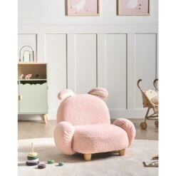 KANNA - Kinderfauteuil - Pastelroze - Bouclé 12 KANNA - Kinderfauteuil - Pastelroze - Bouclé -Meubelpromotie c289e1836c5e49c7b45f872978fcb693