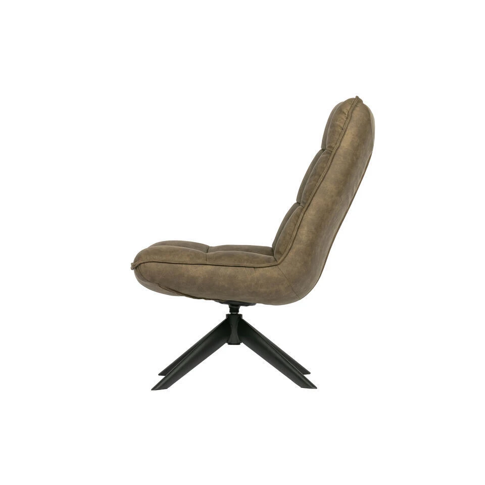 WOOOD Jouke Draaifauteuil - Kunstleer - Groen - 97x70x85 14 WOOOD Jouke Draaifauteuil - Kunstleer - Groen - 97x70x85 - Afbeelding 12