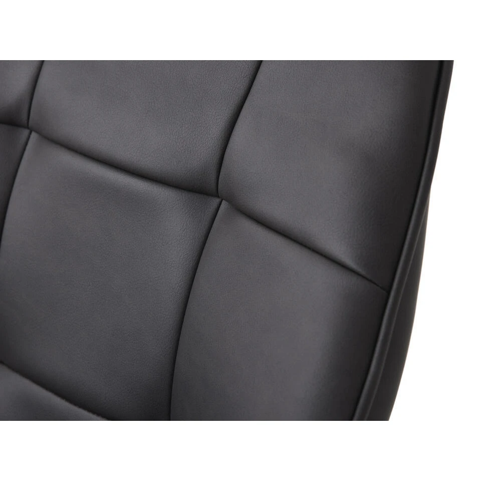 Eetkamerstoel Donkergrijs PU Leer - Nolan - Set Van 2 9 Eetkamerstoel Donkergrijs PU Leer - Nolan - Set Van 2 - Afbeelding 7