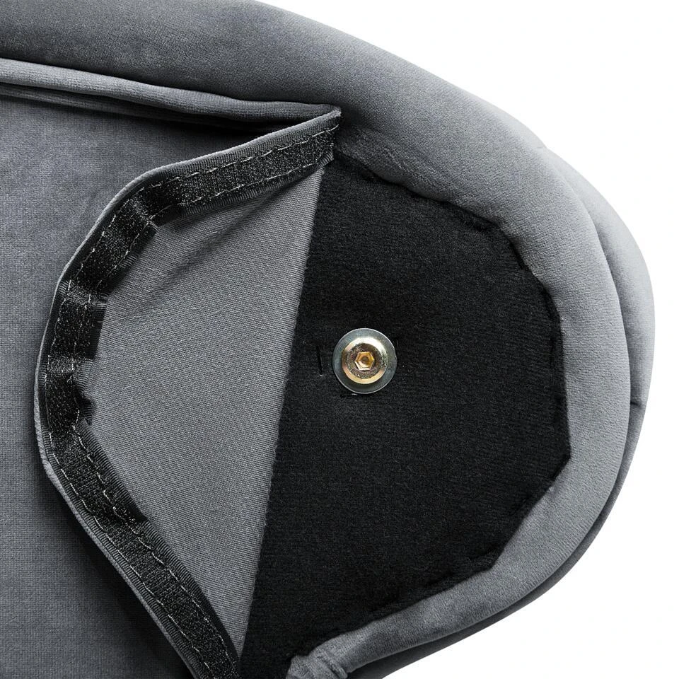 NIMES - Chaise Longue - Grijs - Linkerzijde - Fluweel 14 NIMES - Chaise Longue - Grijs - Linkerzijde - Fluweel - Afbeelding 12