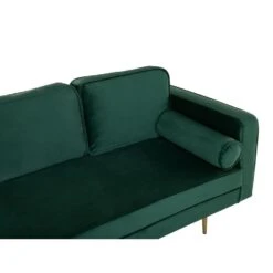 MIRAMAS - Chaise Longue - Smaragdgroen - Rechterzijde - Fluweel -Meubelpromotie c643a0e44d824fcb867b29c1c60ee413