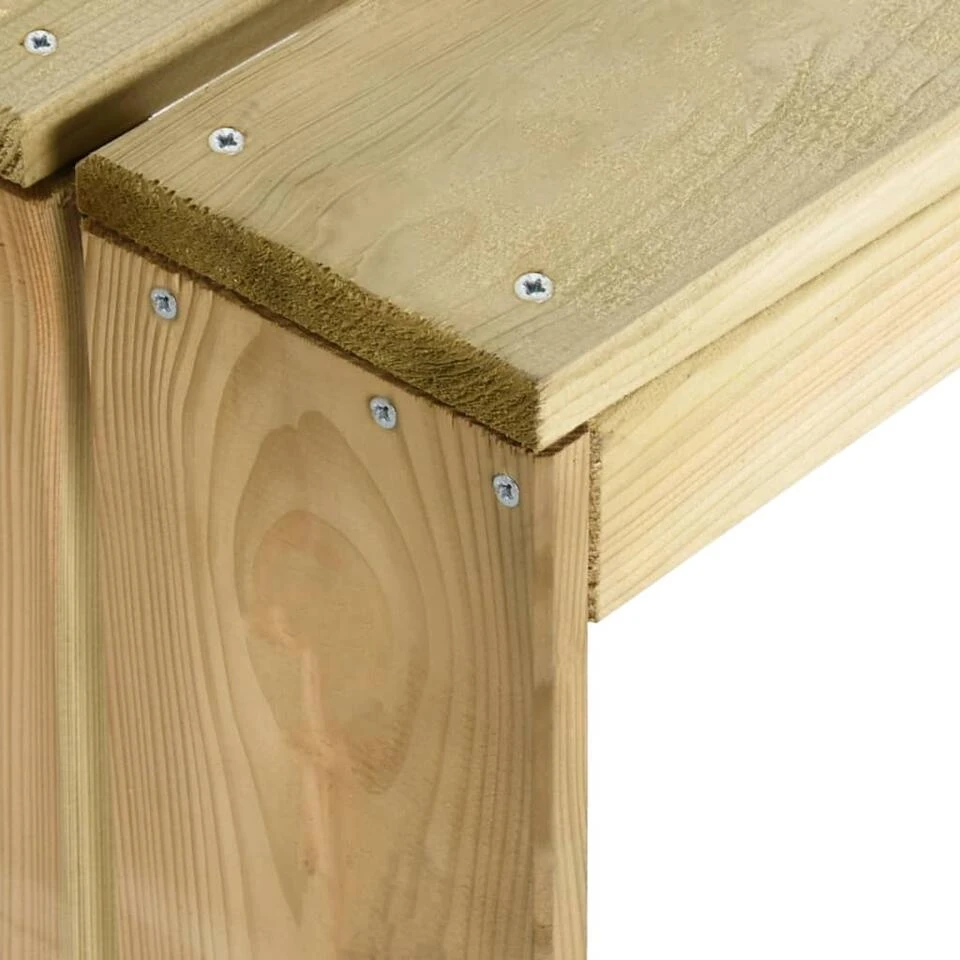 VidaXL - Bartafel - Bruin - Grenenhout - 100 X 60 X 110 Cm 6 VidaXL - Bartafel - Bruin - Grenenhout - 100 X 60 X 110 Cm - Afbeelding 4