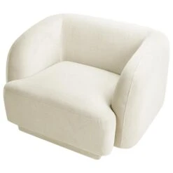 SKJANES - Fauteuil - Lichtbeige - Polyester -Meubelpromotie c7931f89aeac489a83ca06a96865e938