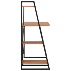 VidaXL Bureau Met Schappen 102x50x117 Cm Zwart En Bruin 8 VidaXL Bureau Met Schappen 102x50x117 Cm Zwart En Bruin -Meubelpromotie c82b5aa17c0d46a5b9dcfba3f9228bd1