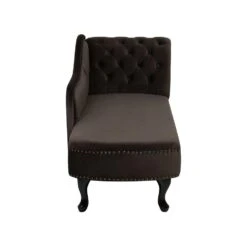 NIMES - Chaise Longue - Bruin - Rechterzijde - Fluweel 20 NIMES - Chaise Longue - Bruin - Rechterzijde - Fluweel -Meubelpromotie c8b0e87986d64373ab56e25438873ca3
