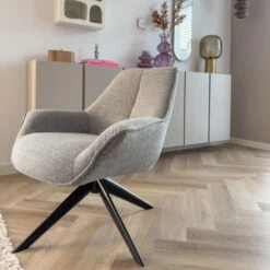 DS4U - Miron Draaifauteuil - Grijs -Meubelpromotie c936eaec39c542ffb87b68002467b323