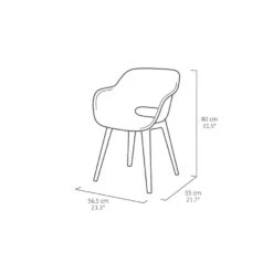 Keter Akola Tuinstoelen - 2 Stuks -56.5x55x80cm - Oranje 20 Keter Akola Tuinstoelen - 2 Stuks -56.5x55x80cm - Oranje -Meubelpromotie c9b15a0417c54fb5800b5892be47d036 1