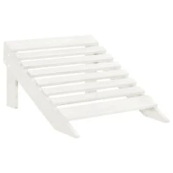 VidaXL Tuinstoel Met Hocker Hout Wit 9 VidaXL Tuinstoel Met Hocker Hout Wit -Meubelpromotie c9bbe3dc0f914f5fbb52e0b5ab217003
