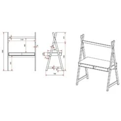 Vipack Kinderbureau Tipi - Wit/hout - 116x75 Cm 10 Vipack Kinderbureau Tipi - Wit/hout - 116x75 Cm -Meubelpromotie ca03219eca5045b594c4166cbdc8c71d