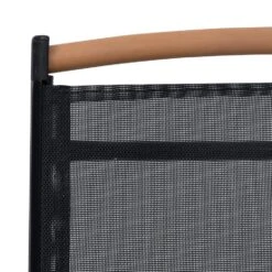 VidaXL - Tuinstoelen - Zwart - Aluminium En Textileen - 2 Stuks - Inklapbaar 18 VidaXL - Tuinstoelen - Zwart - Aluminium En Textileen - 2 Stuks - Inklapbaar -Meubelpromotie ca255cf8d677489eb62c2bbc203a2a0d