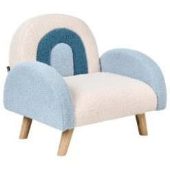 OMBO - Kinderfauteuil - Lichtblauw - Bouclé 16 OMBO - Kinderfauteuil - Lichtblauw - Bouclé -Meubelpromotie ca4b169dd866420aa9ec48774ec81d60