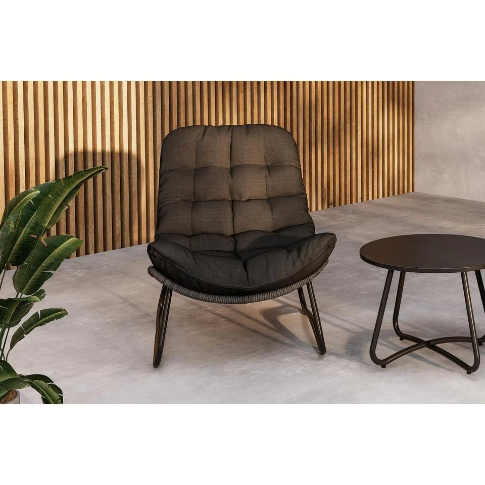 Svea - Mustafa Loungeset - Grijs/zwart 5 Svea - Mustafa Loungeset - Grijs/zwart - Afbeelding 3