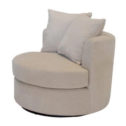 Fauteuil Beige Stof - Zithoogte 45cm - Thony Luxe -Meubelpromotie cbed3f0278984e44906d93ab979c24b8
