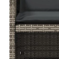 VidaXL - Tuinstoelen Met Kussens - Grijs - Poly Rattan - 4 Stuks -Meubelpromotie cc0eb7156e584ad7a80f0e4b315baeb6