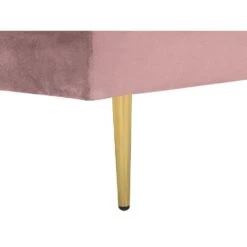 MIRAMAS - Chaise Longue - Roze - Linkerzijde - Fluweel -Meubelpromotie cc325d61fe67484d9a0c14e46cc07271