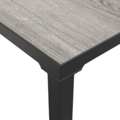 VidaXL - Tuintafel - Grijs - DPC En Staal - 55 X 55 X 31 Cm -Meubelpromotie cc63c99b8dbb44c295aa0393ec82eedc