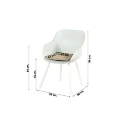 Hartman Le Soleil Element Dining Armstoel - Cotton White - 4 St. 12 Hartman Le Soleil Element Dining Armstoel - Cotton White - 4 St. -Meubelpromotie cc754223effd41debf39c89b36cb3d0d