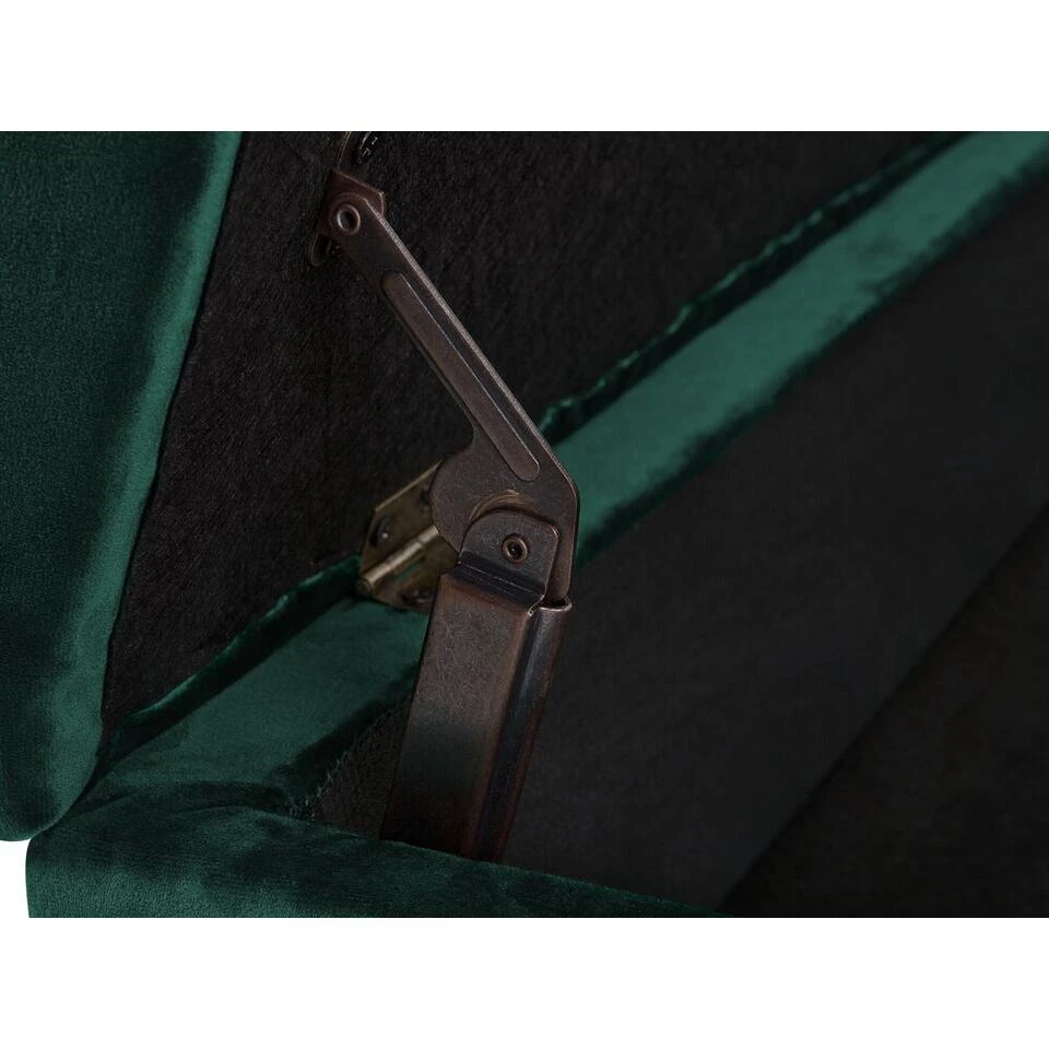 LUIRO - Chaise Longue - Groen - Linkerzijde - Fluweel 15 LUIRO - Chaise Longue - Groen - Linkerzijde - Fluweel - Afbeelding 13