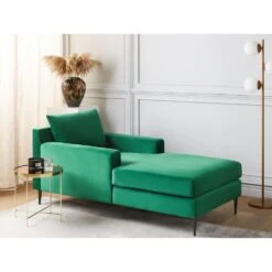 GUERET - Chaise Longue - Groen - Symmetrisch - Fluweel 13 GUERET - Chaise Longue - Groen - Symmetrisch - Fluweel -Meubelpromotie cf71c03c76a24910ba08d25e5a9a6d82