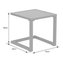 Happy Garden Bijzettafel BARBADOS - Wit - Aluminium 7 Happy Garden Bijzettafel BARBADOS - Wit - Aluminium -Meubelpromotie cfd2eed175c24e9a9781808d768c7ec5 2
