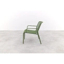 Stripe Loungestoel - Mosgroen -Meubelpromotie d188302979a94c5fbf48d90a87cb1416