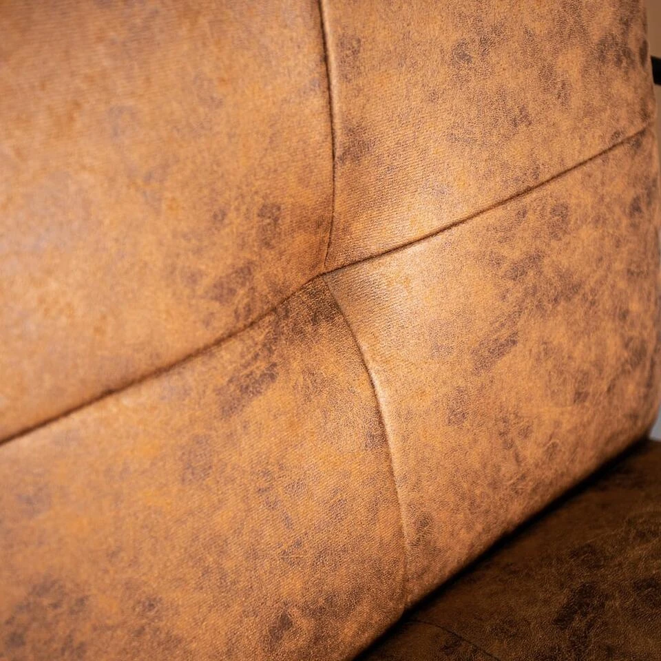 Industriële Fauteuil Hailey Cognac Ecoleder - Leder - Bruin 9 Industriële Fauteuil Hailey Cognac Ecoleder - Leder - Bruin - Afbeelding 7