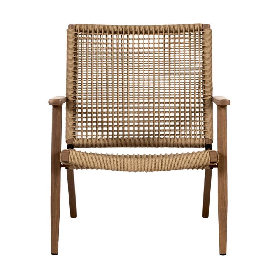 Lisomme Dion Rotan Tuinstoel Met Armleuningen - Bruin 8 Lisomme Dion Rotan Tuinstoel Met Armleuningen - Bruin - Afbeelding 6