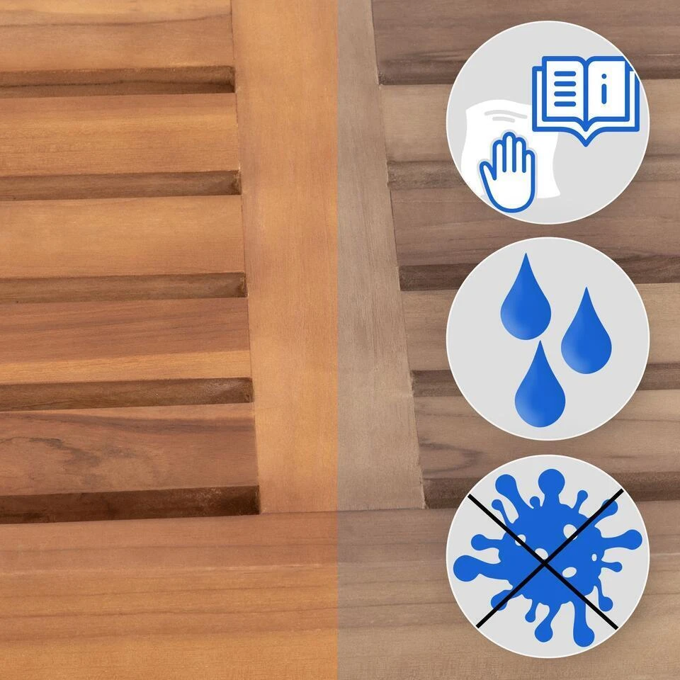 CLP Teakbank Halden 180 Cm 7 CLP Teakbank Halden 180 Cm - Afbeelding 5