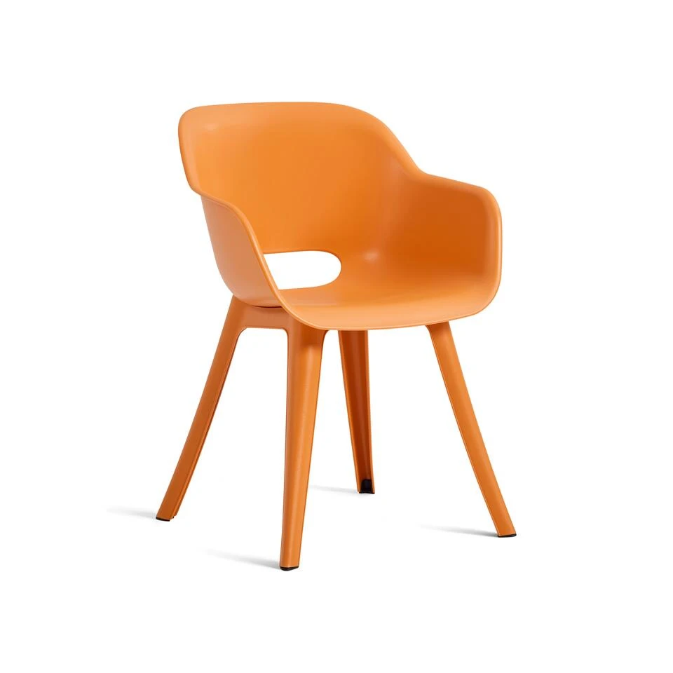 Keter Akola Tuinstoelen - 2 Stuks -56.5x55x80cm - Oranje 7 Keter Akola Tuinstoelen - 2 Stuks -56.5x55x80cm - Oranje - Afbeelding 5