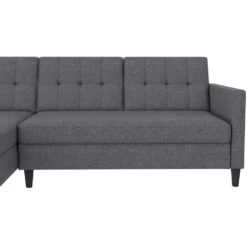 Hartford - 3-zits Hoekslaapbank In Grijs Stof -Meubelpromotie d80f4d891783423a8d940b6b7cd68487