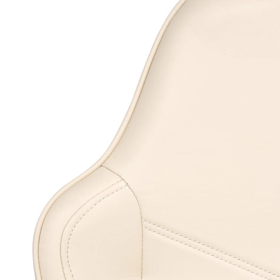 TRIUMPHER - Bureaustoel - Off-white - Kunstleer 9 TRIUMPHER - Bureaustoel - Off-white - Kunstleer - Afbeelding 7