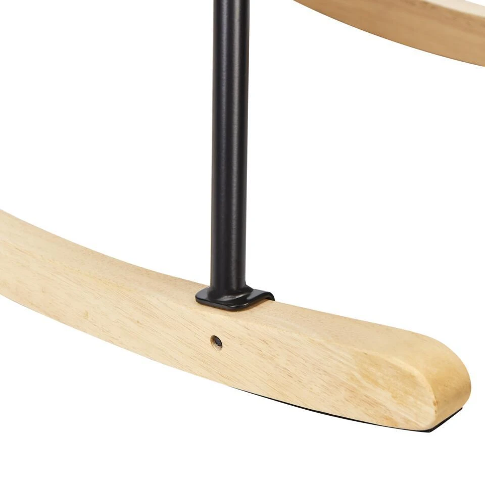 OULU - Schommelstoel - Donkergroen - Bouclé 11 OULU - Schommelstoel - Donkergroen - Bouclé - Afbeelding 9