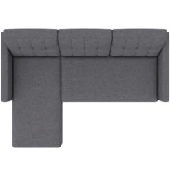 Hartford - 3-zits Hoekslaapbank In Grijs Stof -Meubelpromotie d8f17b0d486444bcb59faec78f759af9
